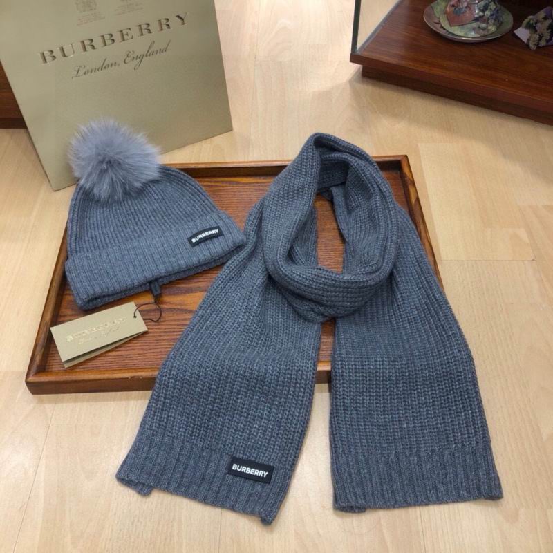 Burberry scarf hat hm02